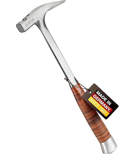 PICARD Marteau De Charpentier No. 790 Striée | Modèle Arrache Clou Tout Acier Avec Porte-clou Magnétique | Marteau Couvreur Professionnel Avec Poignée Cuir Ergonomique | Équilibré Et Durable
