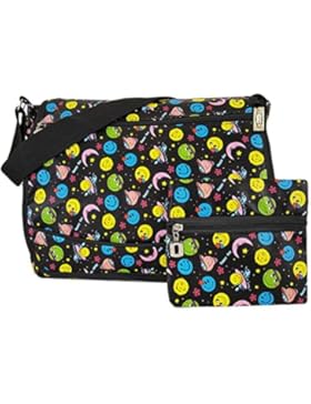 GFM bunte & robuste Mehrzweck-Design, 18 Verschiedene DESIGNS, Messenger Bag, Schultertasche für Schule, Sport...