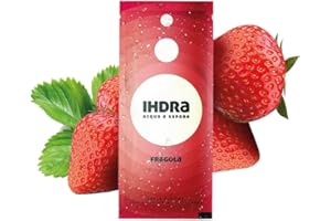 IHDRA - 100 Bustine Insaporitore Acqua Senza Zucchero - 100% Naturale, Senza Glutine, Con Estratti di Frutta e Piante | Bustina Da 1,6g x 0,5L | Insaporitore Acqua Dal Gusto IRRESISTIBILE, Fragola
