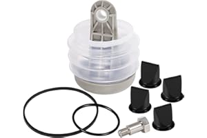 E-COWLBOY Fits for Dometic 385230980 Pump Bellow Kit & 4 Pack 385310076 DB Valve 1-1/2" Black Duckbill Valve Kit & 2Pack 385310151 O-Ring Kit Replace For Dometic S, T, J, VHT, and VG series Vacuum Pump Kit