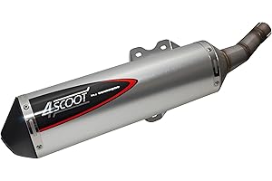 Touring Auspuff Tecnigas 4SCOOT für Aprilia Atlantic 125, Piaggio X8 125-200