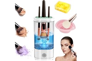 AOOTE Elettrico per Pulisci Pennelli Make Up, USB Automatico per La Pulizia dei Pennelli da Trucco, Veloce e Automatico Detergente Trucco Pennelli, per la Pulizia dei Pennelli di Tutte le Dimensioni