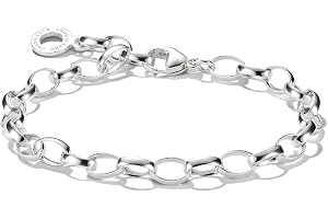 THOMAS SABO dam charmarmband klassisk charm klubb 925 sterlingsilver X0031-001-12