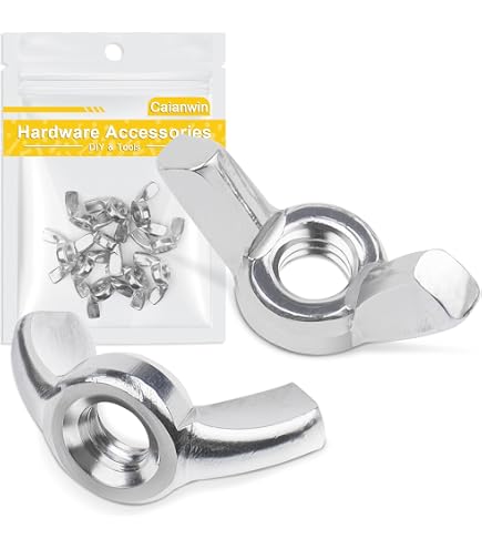 20 Dadi A Farfalla In Acciaio Inox M6 - DIN 315, Per Fai Da 20 Dadi A Farfalla In Acciaio Inox M6 - DIN 315, Per Fai Da