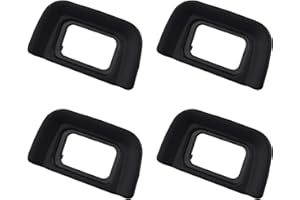Futheda 4 pezzi di ricambio in gomma DK-20 oculare mirino compatibile con fotocamere digitali D5200 D3200 D5100 D3100 D3000 D60 D70 D70s D50 D40X D40