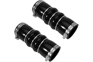 Fraylis Tuyau Turbo (lot de 2) pour BERLINGO C2 C3 C4 C5 JUMPY XSARA PICASSO SCUDO 1007 206 207 3008 307 308 407 EXPERT PARTNER 1.6 HDI Durite Turbo Durite Dechangeur Tuyau Dechangeur 0382FN