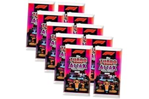 TOPPS / STRONCARD Match Turbo Attax Formula 1 Card Season 2022/2023 Topps Bundle - 10 Booster Trading Cards + 10 Original Cases