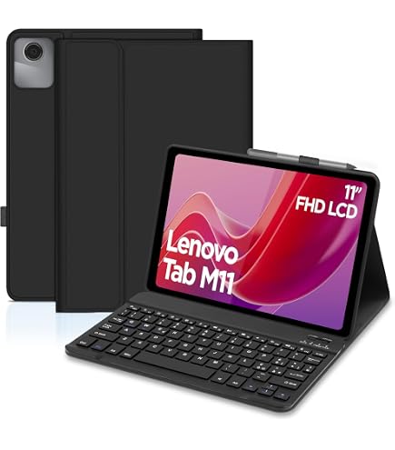 Tastiera Bluetooth E Custodia Originale Lenovo Per Tablet S6000 | Colore Argento | Cover Con Tastiera Rimovibile