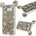 Produktbild GrandEver Samsung Galaxy S7 Weiche Silikon Hülle Solide TPU Glitzer Gelee Strass Diamant Zurück Maus Ohr Entwurf Schutzhülle Flexible Etui mit Handschlaufe Gel Skin Rubber Transparent Bumper Klar Hülse Gummi Dünn HandyTaschen - Gold