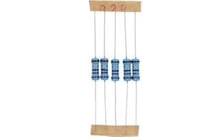 HUABAN 100 Pièces 1 Watts 1W 82R 82 Ohm 1% Résistance à film métallique