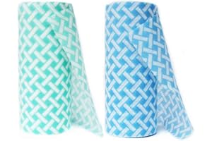 Jebblas Usa e getta J Panni Confezione di 90 Blu 90 Verde Rotolo multiuso tessuto Non tessuto antiaderente asciugandosi stracci casa pulizia panno cucina piatto canovaccio