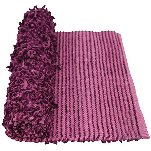 Just Contempo Shaggy Rug, Purple, 50x80 cm