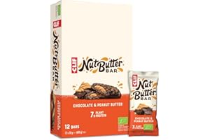 CLIF Bar - Nut Butter Bar 12 x 50 g Riegel Chocolate Peanut Butter