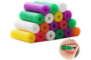 BORISCA 18 Pz Aligner Chewies, Seater Aligner per Vassoi Allineatori in 6 Gusti, Ortodontici Dental Chewies Dentali in Posizione Durante, Chewies per Allineatori Dentali, Chewie Aligner di Sedili