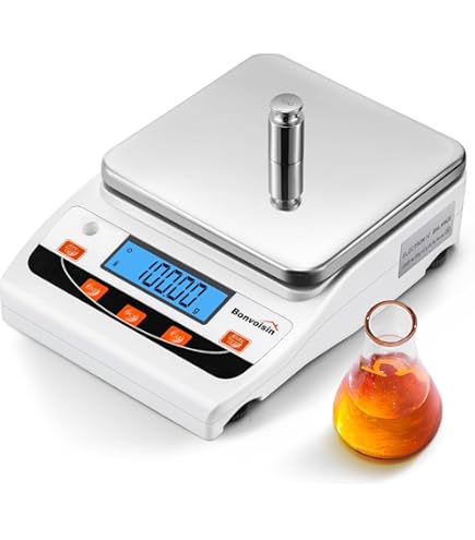 Bilancia Di Precisione Digitale Bonvoisin 10kg/0.1g - Con Funzione Conteggio, LCD Retroilluminato, Certificazione CE