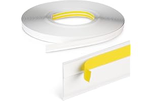 DQ-PP FENSTERLEISTE MIT LIPPE – 15m Länge – 30mm Breite – 1,5mm Stärke – Weiss – Fensterleisten Flachleisten Kunststoffleisten Profileleisten Abschlussleisten