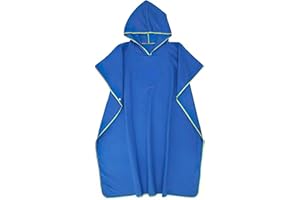 QKTYB Szlafrok ponczo z kapturem ręcznik szybkoschnący lekki ręcznik bardzo długi z mikrofibry ponczo surfingowe uniwersalny rozmiar dla mężczyzn kobiet dorosłych, nadaje się do pływania, surfingu i na