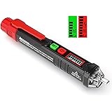 Berührungsloser Spannungsprüfer/Phasenprüfer, KAIWEETS AC Stromprüfer Durchgangsprüfer 12-1000V/48V-1000V, akustischer Summer