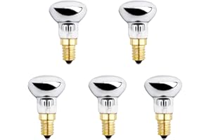 AKYNITE Żarówka E14 R39 25 W z Funkcją Ściemniania - Ciepła Biel 2600 K do Lampy Lawowej i Bąbelkowej, 250 lm, Reflektorowa do Rakietowej i Brokatowej - 5 Sztuk
