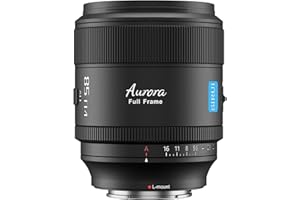 ‎SIRUI SIRUI Aurora 85 mm F1.4 pełnoklatkowy obiektyw autofokusa do aparatów z mocowaniem L, teleobiektyw Prime Portrait do Lumix DC-S5, S5M2, S9, S1, S1H, Sigma FP/FPL (mocowanie L)