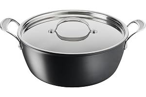 Tefal Jamie Oliver, 30 cm stor sats stekpanna, non-stick ugnssäker, induktion, hård anodiserad, H9125444