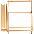 Sun 'N' Sand Taomeng Weaving Loom Wooden Knitting Loom - DIY Hand-Knitted Machine Multi-Craft Large Lap Frame Loom Weaving Kit for Adults and Beginners