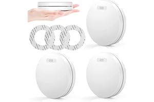 XINDUM Rauchmelder 10 Jahre Batterie 3er Set, TÜV Rheinland Zertifiziert EN14604 Rauchmelder, Mini Fotoelektronischer Feuermelder mit Stumm-Funktion, 85 dB lauter Alarm, Eigenständiges