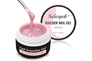 Sularpek Gelnaglar, 15 ml påbyggnadsgel för gelnaglar, akrylgel för naglar, UV-nagellack för nagelreparation, förstärkningsfö