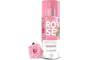 Brume Parfumee Rose SOLINOTES | Fragancia refrescante e hidratante – Sin alcohol | Niebla Perfumee Cuerpo y Cabello | 250 ml