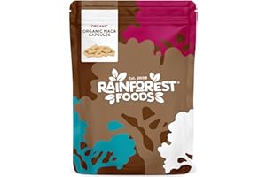 Rainforest Foods Organic Maca Root Capsules 500mg Pack of 180, Pouch