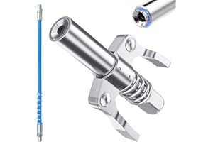 CPYJW Ingrassatore,Testina per Ingrassatore G Coupler con Doppia Impugnatura Ingrassatore Manuale con Tubo da 30cm per M6/M8/M10/M12/M14(Doppia Maniglia)