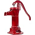 XtremepowerUS Antique Pitcher Hand Water Pump Well Hand Operated Pitcher Pump 25 ft. Lift Press Suction Outdoor Yard Ponds Garden