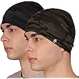 Helmet Liner Sweat Wicking Dry-Fit Skull Cap for Men - Cycling Skull Cap, Head Caps for Men, Fits Under Helmet Liner for Motorcycle