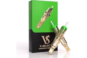 EZ TATTOO Aghi per Cartucce Tatuaggio - 20 pezzi #10 (9M1) Bugpin Magnum Cartucce di Aghi per Tatuaggi per la Fornitura di Macchine Rotanti per Tatuaggi - V SELECT