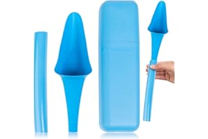 SHEWEE Flexi + Case Female Urinal – Made in the UK – Reusable & Portable Urination Device. Festival, Camping, Car, Hiking Essentials for Women. Stand to Pee Device W/Travel Case and Extension Pipe