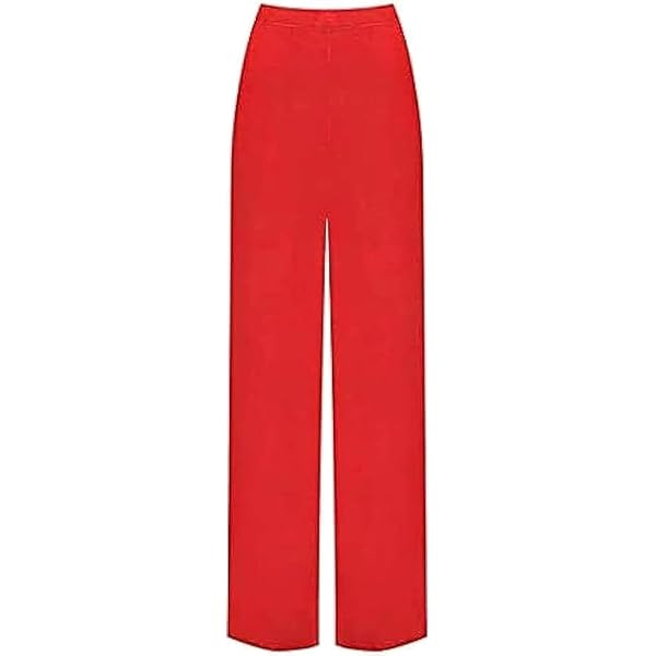 FAIRY TRENDZ LTD Pantaloni Palazzo A Gamba Larga Donna - Morbidi In Viscosa Ed Elastan - Taglie Forti (dalla 44 Alla 54)