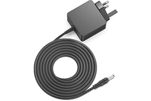 Roberts Radio Mains Adaptor, HKY DC 7.5V 0.8A Switching Adapter for Roberts Play20 FM DAB Radio, Roberts Gemini 45 Gemini 59, Roberts Revival iStream2 Elise/Unologic UK Plug 6 feet Power Cable Lead