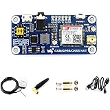 Waveshare Raspberry Pi GSM/GPRS/GNSS/Bluetooth HAT Expansion Board with Low-Power Consumption Based on SIM868 Compatible with Raspberry Pi 2B 3B Zero Zero W