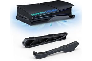 NexiGo Horizontal Stand for New PS5 Slim Console, [Minimalist Design], Base Stand for PS5 Accessories, Compatible With PlayStation 5 Slim Disc & Digital Editions, Black