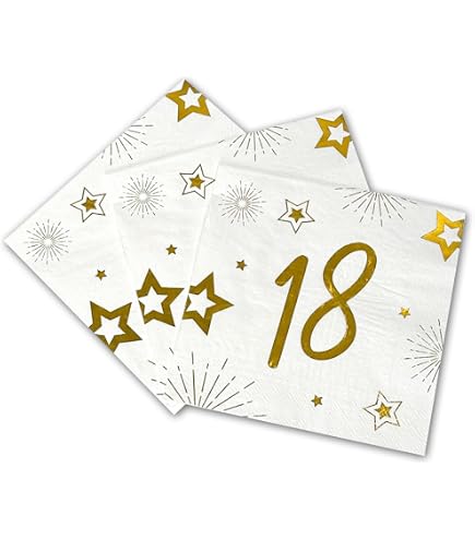 Ruban De Table Doré 28 Cm X 10 M - Décoration Anniversaire 18 Ans Pour Fille Et Garçon, à Découper - 3