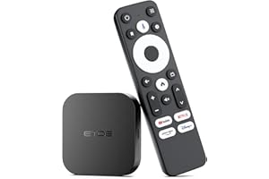 ETOE 4K Android 11 TV Box with Netflix Certified, Streaming Media Player Support Chromecast/Google Assistant/Dolby audio/Wifi 2.4G 5G/ Bluetooth 5.0, 2GB+16GB Smart TV Box for Projector/Monitor (B)