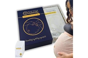 Återfuktande magmask presentförpackning – Innehåller hyaluronsyra och ceramid – Bump Mask Pregnancy Essentials – Veganvänlig, tillverkad av 100% bomull – Perfekta presenter till blivande mamma