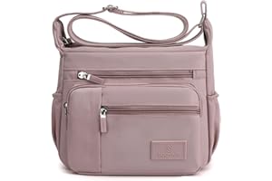 Wafybsre Borsa a tracolla casual per donna, borse a tracolla multitasche Borse in nylon impermeabile