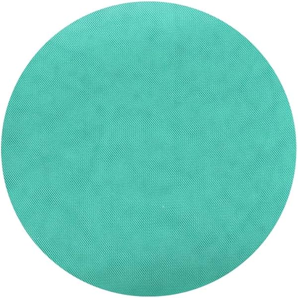 Nonsoloconfetti 100 Veli Di Tulle Organza Tondo - Blu Per Bomboniere Fai Da Te - Foto 7