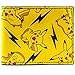 Price comparison product image Pokemon Thunderbolt Spark Pikachu Yellow Coin & Card Bi-Fold Wallet