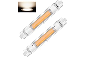 ZJZG Lampadina LED R7S 118mm Dimmerabile, R7S LED 118mm 30W Equivalenti a 300W Lampada Alogene, Bianco Naturale 4500K 3000LM, Nessun Sfarfallio Lampada LED, Illuminazione Fascio 360°, 2 Pezzi