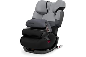 Cybex Silver Pallas Fix, 2-in-1 Child's Car Seat, Adjustable Impact Safety Shield and ISOFIX Compatible, Group 1/2/3 (9-36 kg), From Approx. 9 Months to Approx. 12 Years, Cobblestone