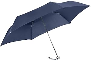 Samsonite Rain Pro 3 Sekcja Podręcznik Ultra Mini Flat Parasol 22,5 cm, niebieski