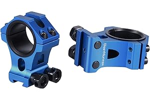 WestHunter Optics Anneaux de Lunette de Précision de Qualité Industrielle, Montage de Lunette de Visée de Queue d'aronde Tactique 25,4 mm 30 mm en Alliage 6061 T6 | Hauteur Centrale de 36 mm