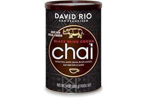 David Rio - David Rio Chocolate - BARÚ - David Rio - BLACK RHINO COCOA CHAI - TIN (398 G)